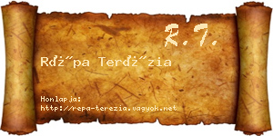 Répa Terézia névjegykártya