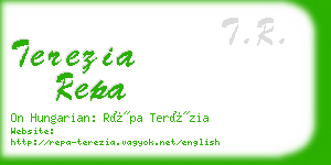 terezia repa business card